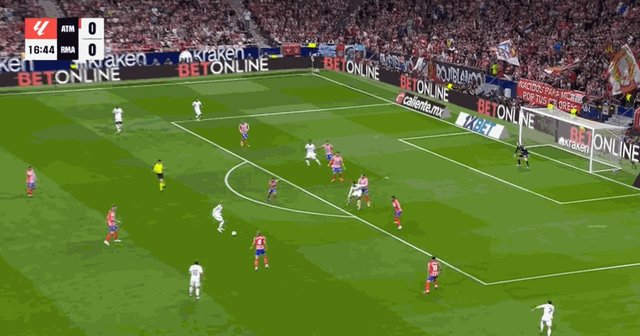 【西甲】马竞1比1皇马，米利唐进球，科雷亚绝平