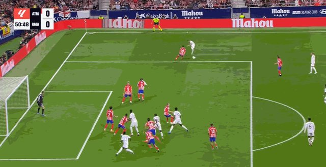 【西甲】马竞1比1皇马，米利唐进球，科雷亚绝平